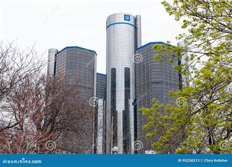 DETROIT, MI - MAY 8: General Motors World Headquarters Where the ...