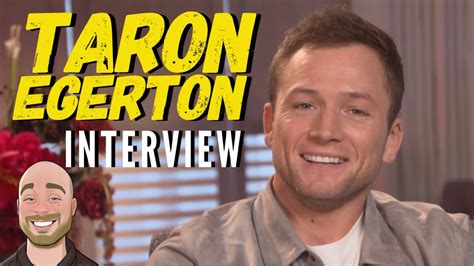 Taron Egerton - Interview - YouTube