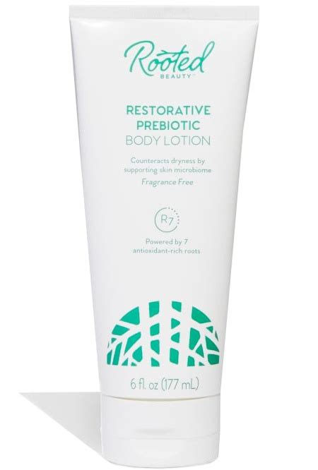 Rooted Beauty Restorative Prebiotic Body Lotion - Fragrance Free ...