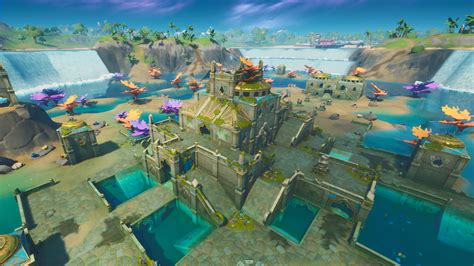 Where to collect Floating Rings at Coral Castle in Fortnite