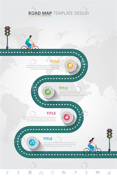 Roadmap infographic template - Download Graphics & Vectors | Roadmap ...