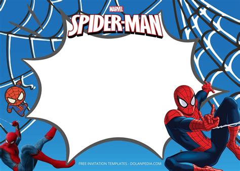 10+ Spiderman Birthday Invitation Templates | Dolanpedia | Spiderman ...