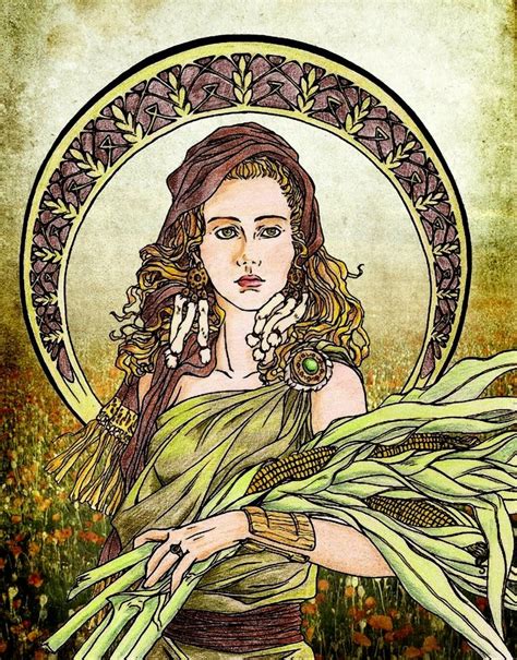 World Lit Blog: Demeter-Goddess of Corn and Cultivation