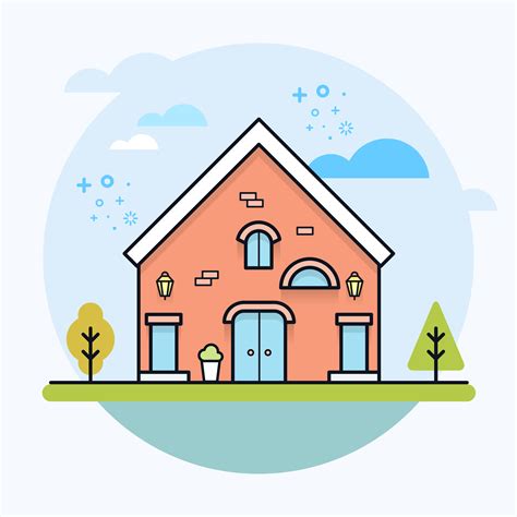 House illustration 551859 Vector Art at Vecteezy