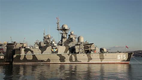 Missile Hovercraft "Bora" At The Pier. Warship Of The Russian Federation: SEVASTOPOL, UKRAINE ...