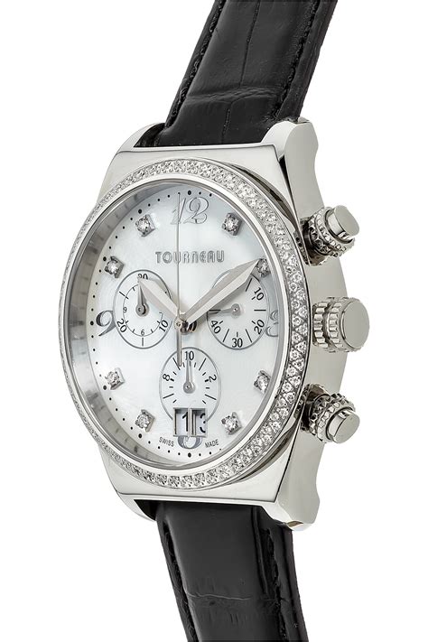 Pre-Owned Tourneau Round Chronograph Quartz (TRC0200001)