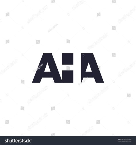 Aha Logo Vector Graphic Branding Letter Stock Vector (Royalty Free ...