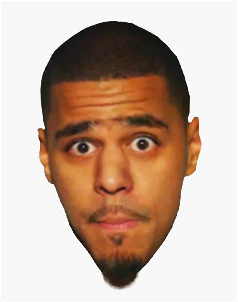 J Cole Rapper Hip - J Cole Face Png, Transparent Png - kindpng