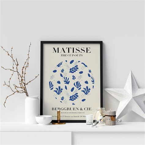 Henri Matisse Blue Cut-outs Printable Poster Matisse Modern - Etsy