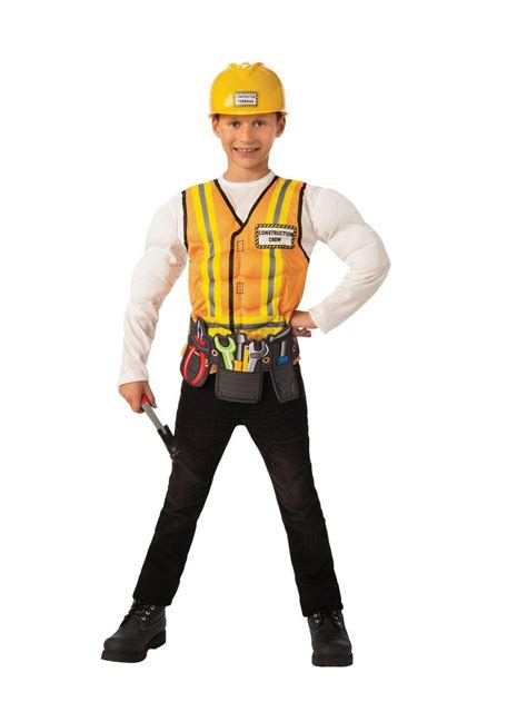 Kids Construction Worker Costume