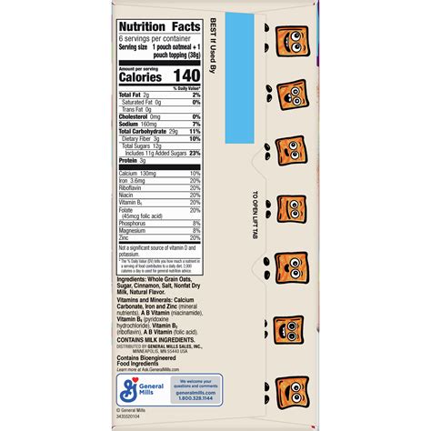 Cinnamon Toast Crunch Nutrition Facts Label - Home Alqu