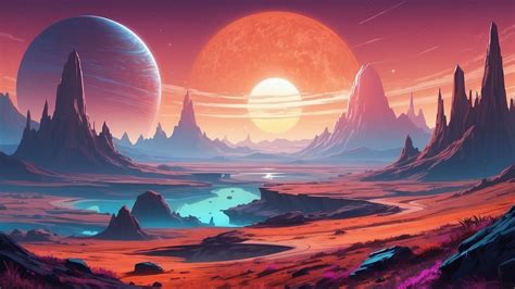 Fantasy Planet Illustration Free Stock Photo - Public Domain Pictures