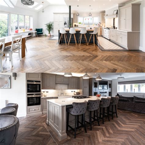 Herringbone Wood Floor Kitchen – Flooring Guide by Cinvex