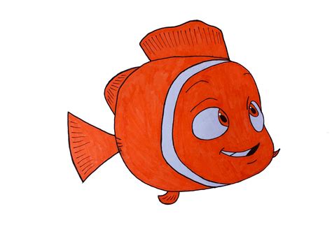 Nemo Fish Drawing