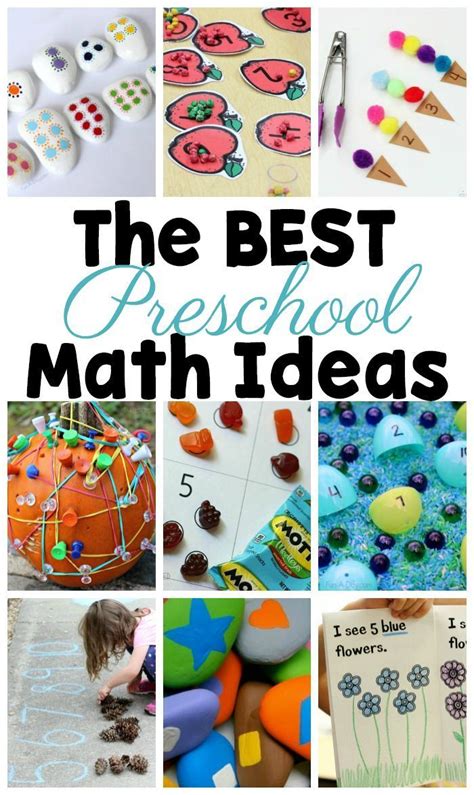 55+ of the BEST Math Activities for Preschoolers | Educacion, Escuela ...