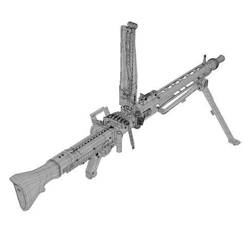 MG3 machine gun 3D model | CGTrader