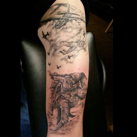 undergroundtattoo:vetrens-day-airplane-veteran-tattoos-black-and-grey ...