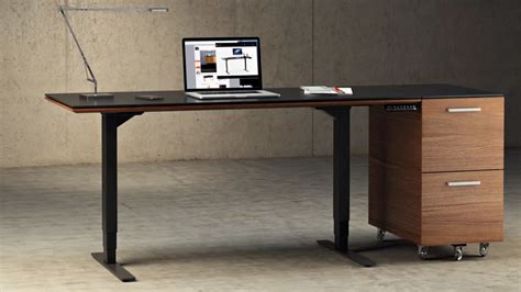 Centro 6452 Height Adjustable Standing Desk - 66"x30" | BDI Furniture