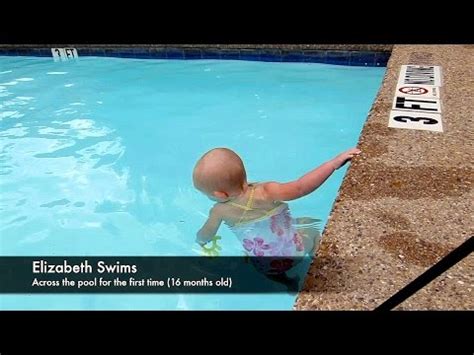 Baby Elizabeth Swims Across Pool – ISR Water Kids – Infant Swimming Classes Plano