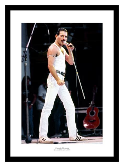 Freddie Mercury Queen Live Aid 1985 Photo Memorabilia - Etsy