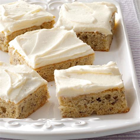 Banana Bars with Cream Cheese Frosting Recipe | Taste of Home