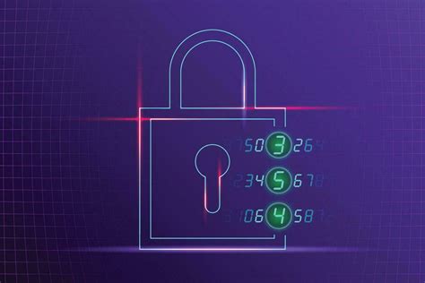 Lock Key with Password, Cyber Security Concept. 34781169 Vector Art at Vecteezy