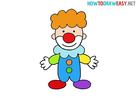 How to Draw a Clown | Clowns for kids, Clown, Birthday clown