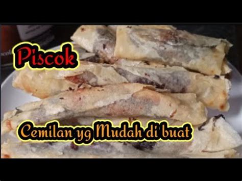 Resep Piscok Meler 🍌Runny Piscok Recipe - YouTube