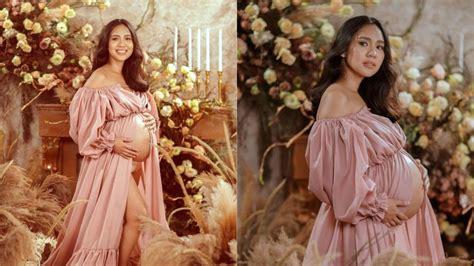 Aicelle Santos blooms in her maternity shoot at 8 months | GMA News Online