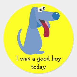 Good Boy Stickers | Zazzle