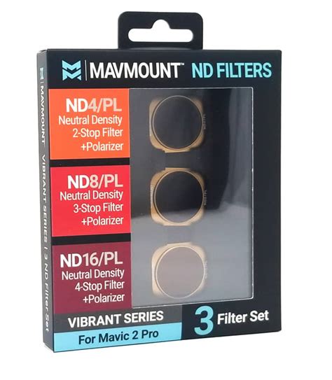 DJI Mavic 2 Pro Drone Polarized ND Filters | VIBRANT ND4PL, ND8PL ...