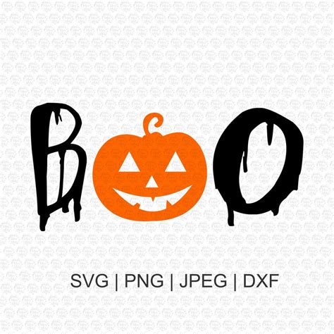 Boo Halloween SVG, Cut File Vinyl, Trick or Treat, Silhouette, Cricut, Svg Files, Pumpkin ...