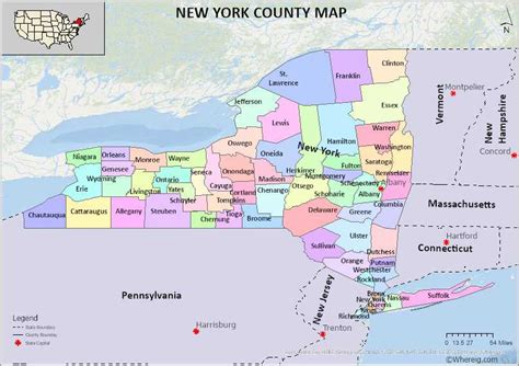 Counties Of New York City Map - Get Latest Map Update