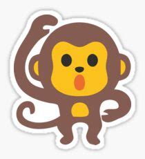 Monkey Emoji: Stickers | Redbubble