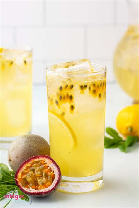 Passion Fruit Lemonade Recipe • MidgetMomma