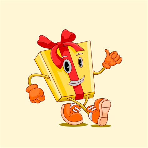 happy gift illustration cartoon 15732545 Vector Art at Vecteezy