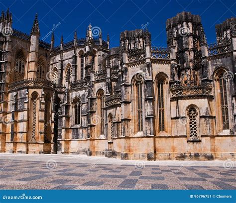 Batalha Monastery stock image. Image of stonework, dominican - 96796751