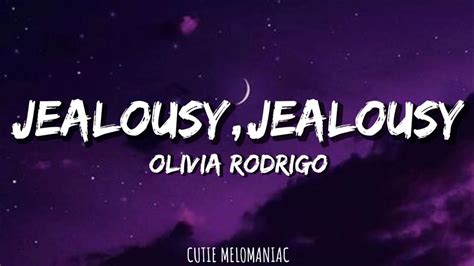 Olivia Rodrigo - "JEALOUSY, JEALOUSY" Lyrics - YouTube