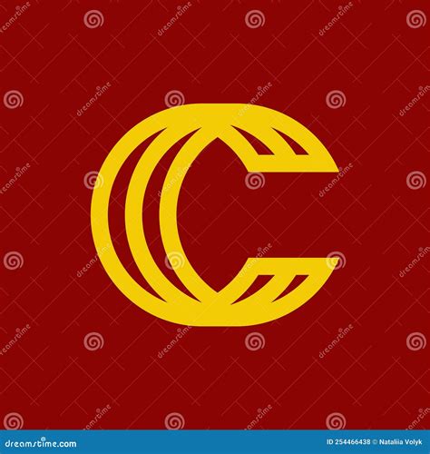 Letter C Logo or Icon Design Stock Vector - Illustration of brand, business: 254466438