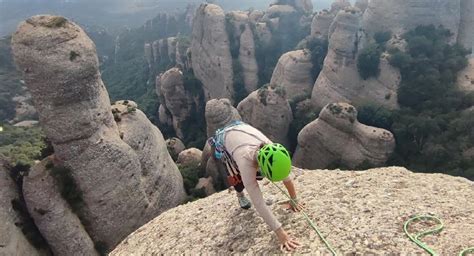 Rock Climbing in Montserrat, Spain