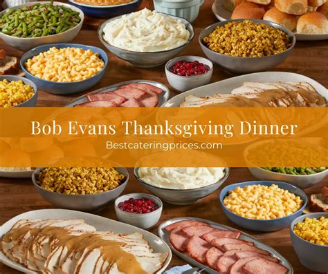 Bob Evans Thanksgiving Dinner 2023 - Special Farmhouse Feast