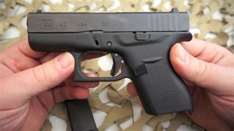 Glock G42 380ACP 3" Pistol NEW Review and Overview Texas Gun Blog - YouTube