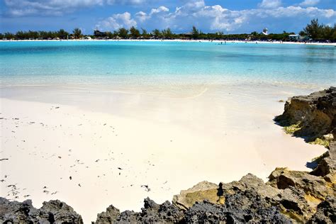 Pristine White Beach at Half Moon Cay, The Bahamas - Encircle Photos