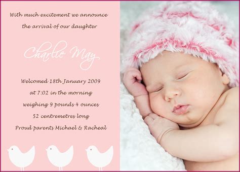 Second Child Birth Announcement Wording - Announcements : Resume Examples #wRYPwRe394