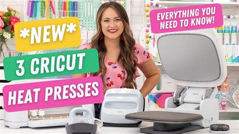 Get to Know the New Cricut Heat Presses: Hat Press, Autopress, & EasyPress 3