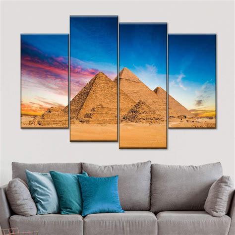 Great Pyramids Of Giza Multi Panel Canvas Wall Art in 2021 | Wall canvas, Canvas wall art ...