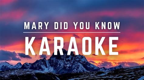 mary did you know karaoke free download - girllineartillustrations