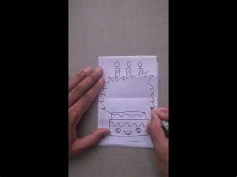 How to make a Birthday folding surprise #artandcolours drawing pictures #foldingsurprise art ...