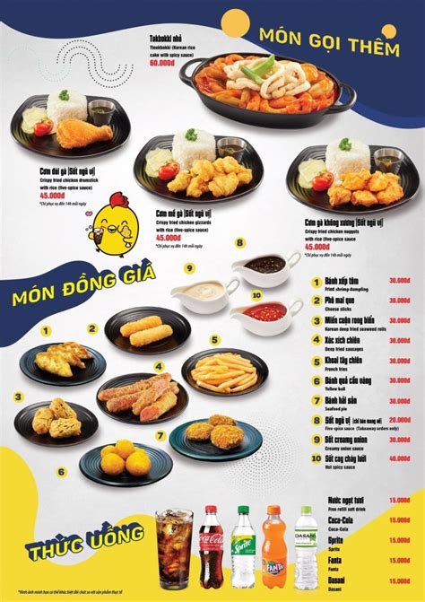 Menu/ Giá/ Địa Chỉ Chi Nhánh Chicken Plus – Gà Rán Hàn Quốc Chuẩn Vị