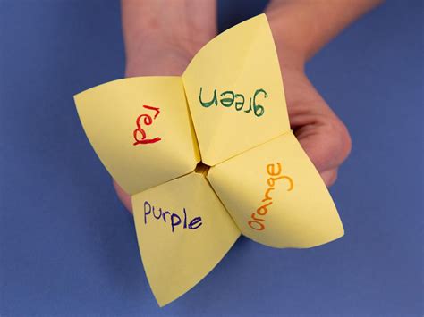 Paper Fortune Teller game : r/nostalgia